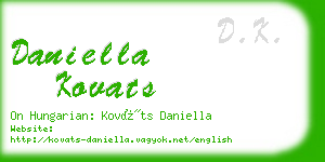 daniella kovats business card